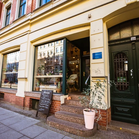 Roots Pflanzencafe - Cafés in Leipzig