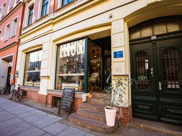 Roots Pflanzencafe - Cafés à Leipzig