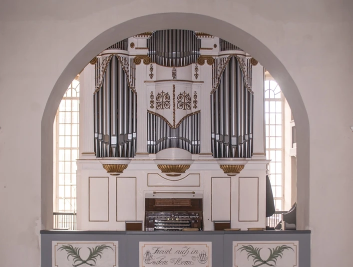 Wilhelm-Rühlmann-Orgel in der St. Nikolai Kirche in Bad Düben