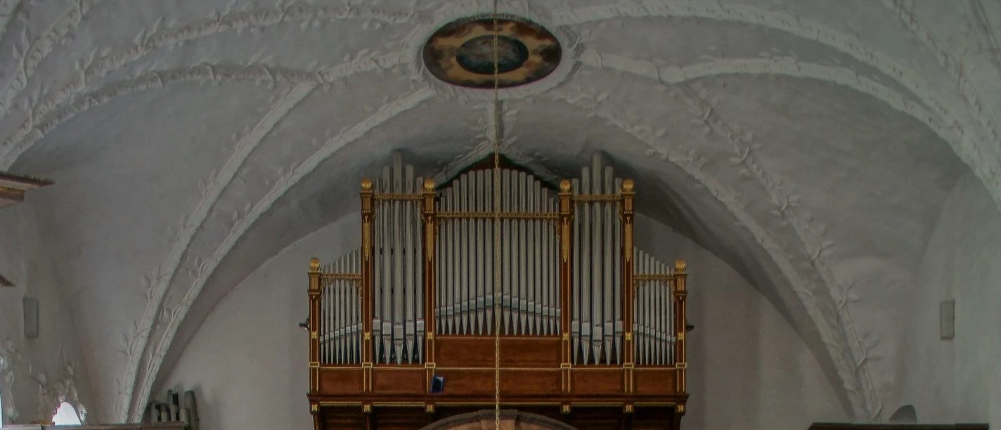 Schmeisser organ in St. John's Church, Belgershain