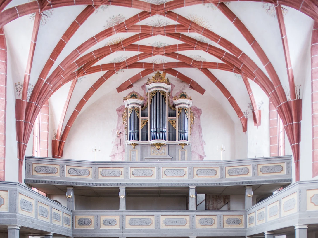Silbermann-Orgel in der St. Marienkirche Rötha