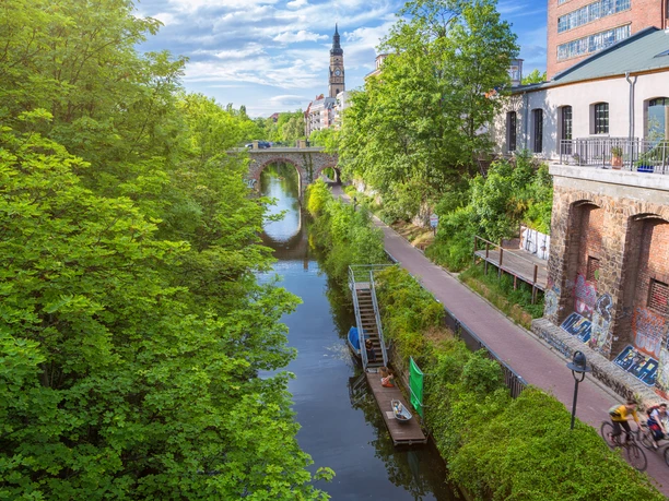 Spaziergang am Karl-Heine-Kanal - Verborgenes Leipzig
