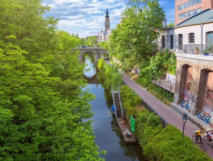 Spaziergang am Karl-Heine-Kanal - Verborgenes Leipzig