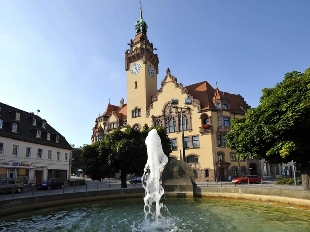 Waldheimská radnice v centru města a muzea