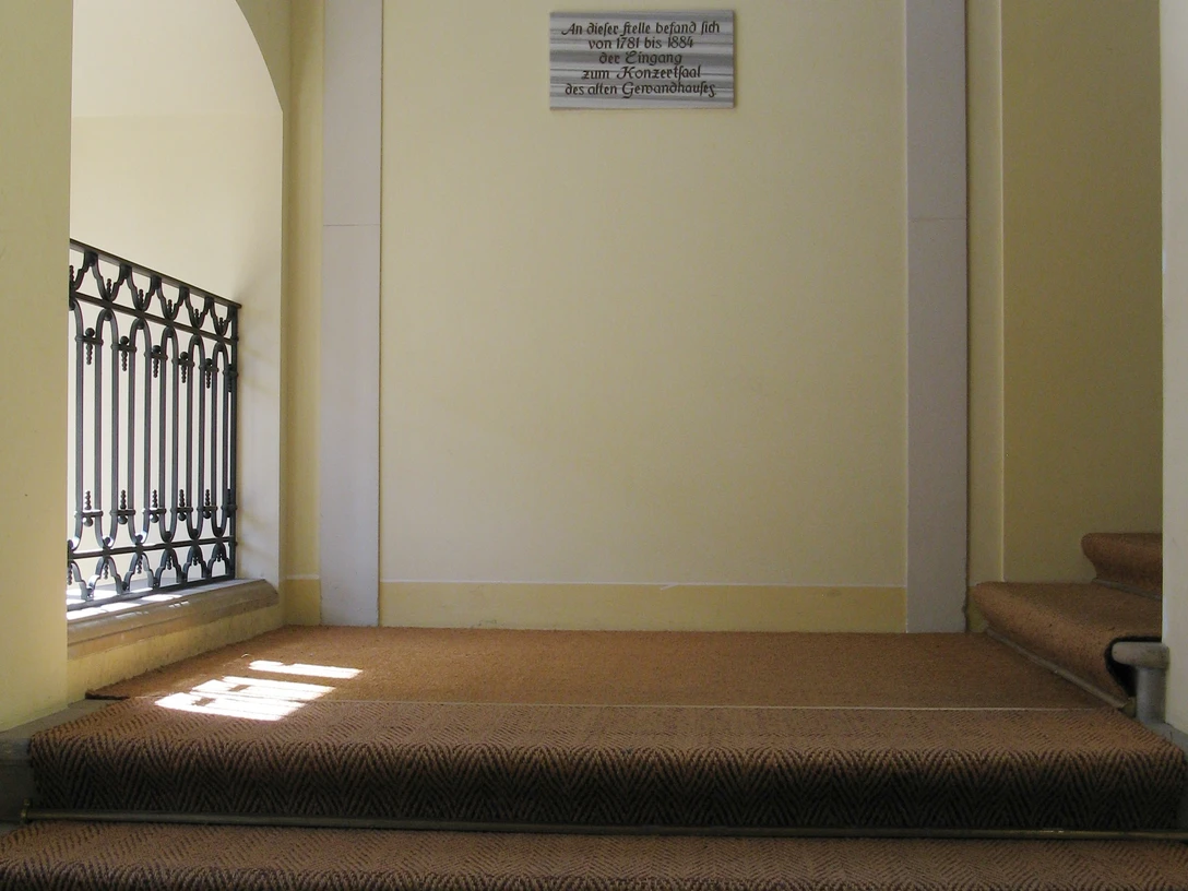 Standort erstes Gewandhaus Leipzig - Musikstadt Leipzig