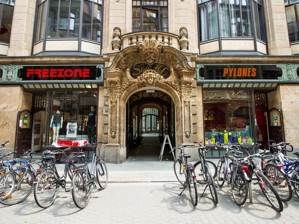 Entrée Steibs Hof - Architecture des Höfe et passages à Leipzig