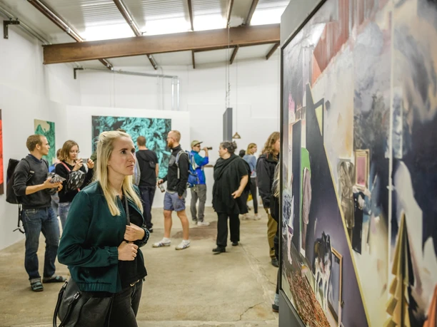 Tapetenwerkfest, Galerebesuch