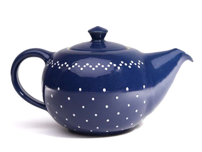 Töpferhaus Arnold Teekanne in Kohren-Blau - Regionale Produkte aus Leipzig