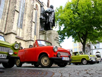 TRABI erleben am Bachdenkmal - Erlebnisse und Touren in Leipzig