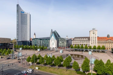 Augustusplatz mit Universität Leipzig