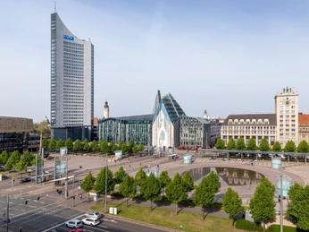 Augustusplatz mit Universität Leipzig