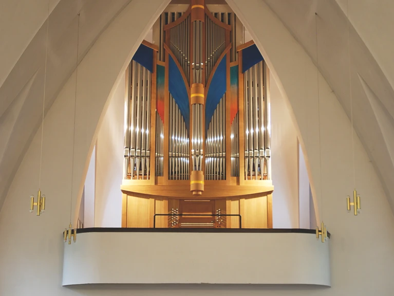 Weimbs-Orgel in der St. Marien-Kirche in Delitzsch