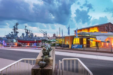 Deutsches Marinemuseum abends