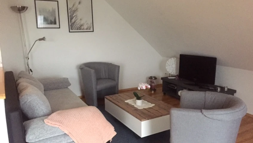 fewo_moennekes_wohnzimmer.jpg Wohnbereich mit Sofa, zwei Sesseln und TVLiving area with sofa, two armchairs and TV