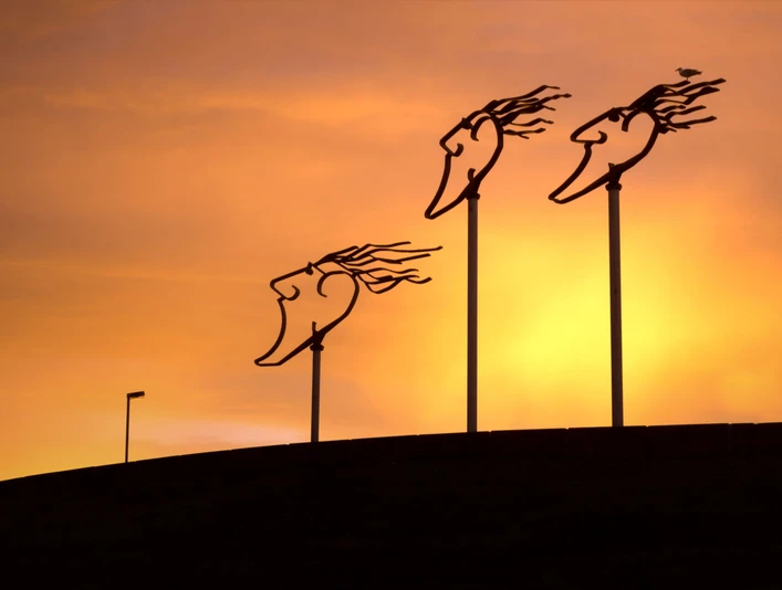 Die Windwächter am Südstrand
