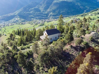 kapelle.jpg Aussenansicht Kapelle BurgspitzExterior view of the Burgspitz chapelVue extérieure de la chapelle Burgspitz