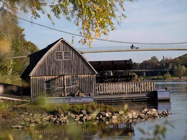 Minden - Schiffmühle Das Bild zeigt die Schiffmühle in Minden.