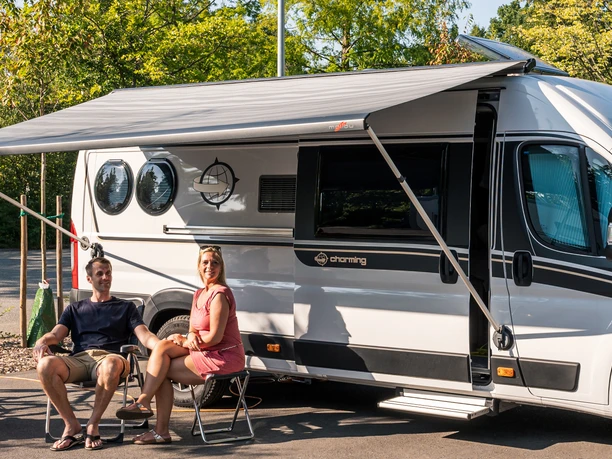 Urlauber auf dem Wohnmobilstellplatz Bad Bevensen Urlauber auf dem Wohnmobilstellplatz Bad Bevensen