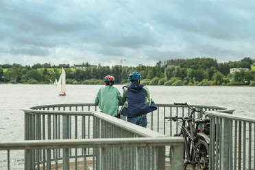 Paar an Talsperre