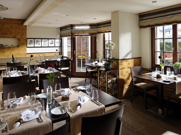 Interior view of the restaurant