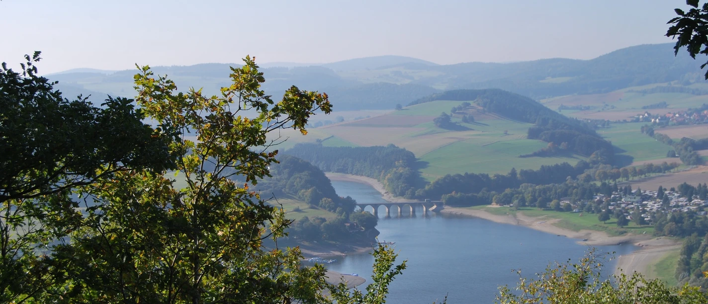 Panoramablick über den Diemelsee Panoramablick über den Diemelsee