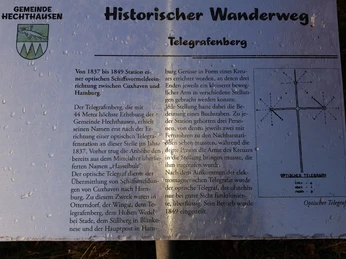 Infoschild am "Historischen Wanderweg"