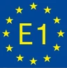 Wegezeichen E1 Wegezeichen E1