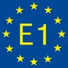 Wegezeichen E1 Wegezeichen E1
