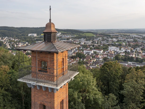Schlossbergturm Aussicht vom Schlossbergturm über Regenstauf