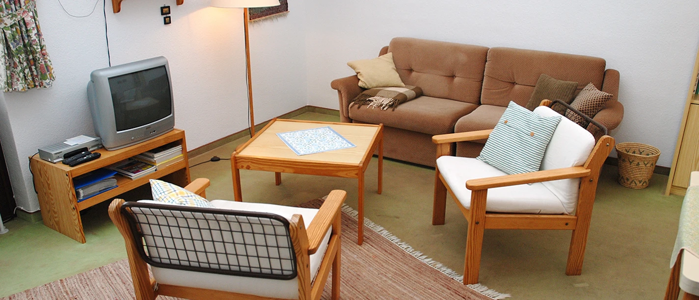Ferienwohnung "Pelz" Wohnzimmer