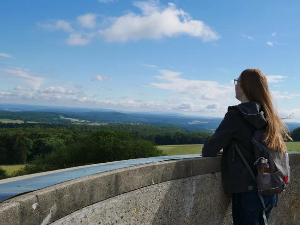 Ausblick vom Knüllturm