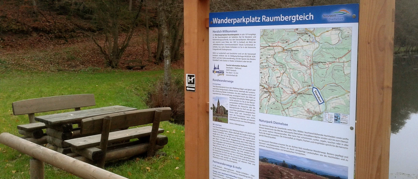 Wanderparkplatz Raumbergteich