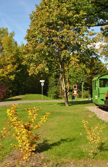 Radknoten Korbach mit Lok