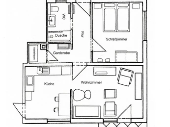 Fewo Kirchheim, Grundriss