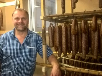 Landwirt und Metzger Hermann Häde