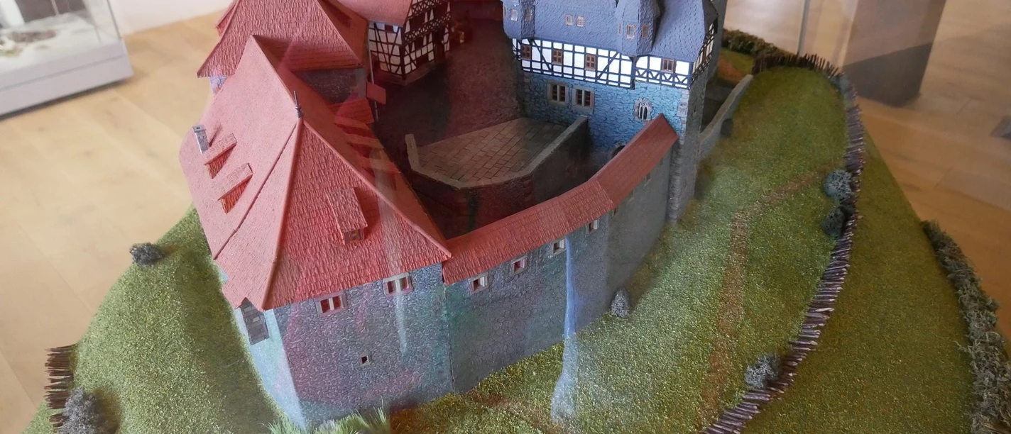 Modell der Hohenburg