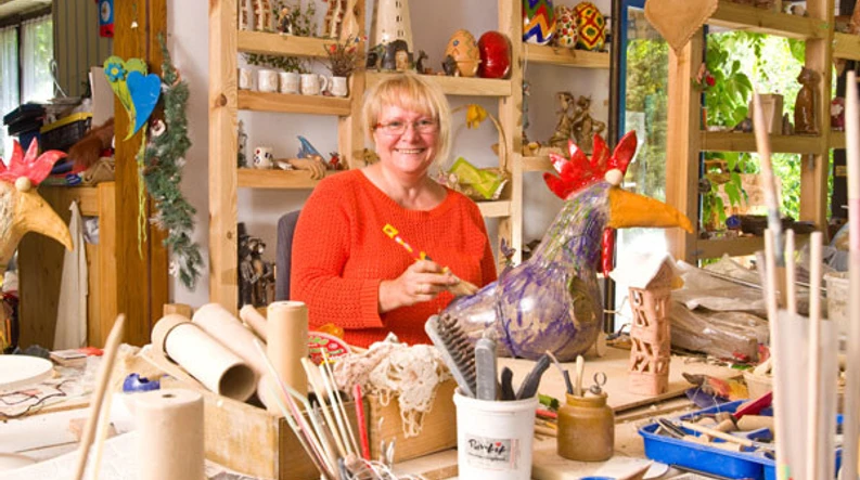 Arbeiten im Keramik Paradies