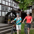 Radfahrer an der Steinmühle