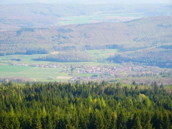 Ausblick vom Kellerwaldturm