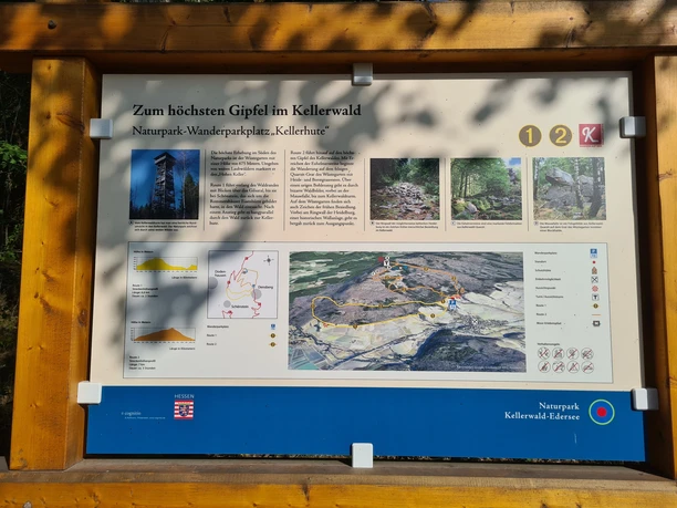 WP Kellerhute Naturpark Tafel