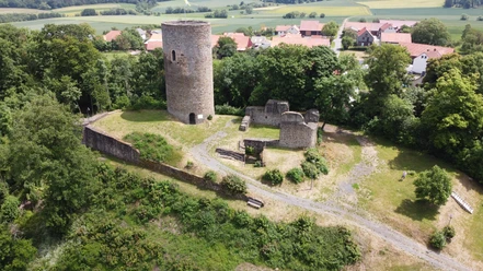 Luftbild Burg