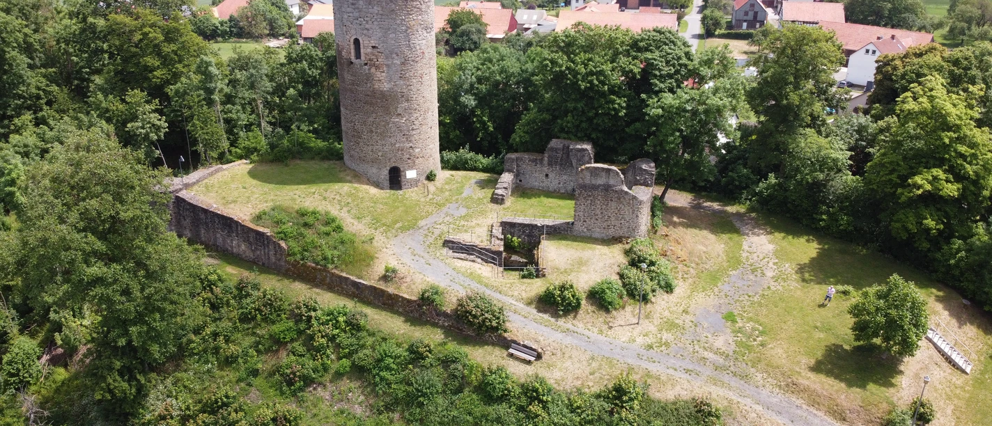 Luftbild Burg