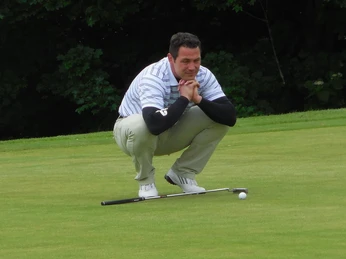 Spieler im Golflcub Oberaula