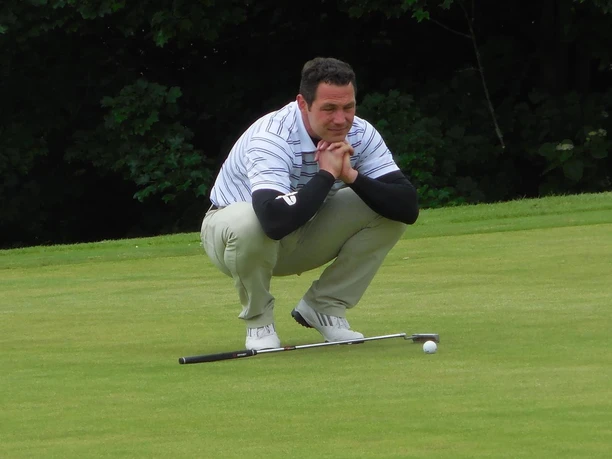 Spieler im Golflcub Oberaula