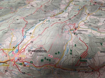 Ausschnitt Wanderkarte