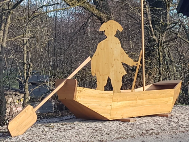 Treidelkahn in Mengsberg