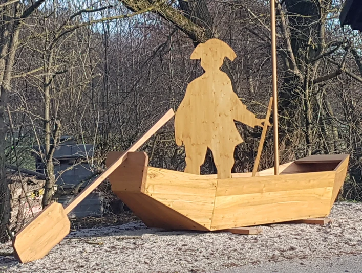 Treidelkahn in Mengsberg