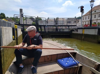 Schleusenfahrten im Barockhafen von Bad Karlshafen