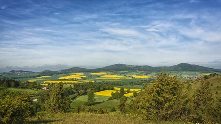 Dörnberg Blick von Wacholderheide