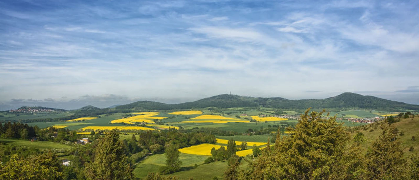 Dörnberg Blick von Wacholderheide
